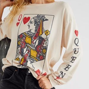 Free People Queen Of Hearts Long Sleeve